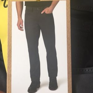 32x32 straight fit pants in charcoal